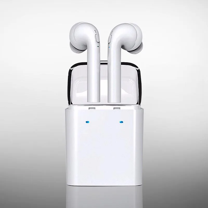 Оригинальные беспроводные bluetooth наушники MINI True для iPhone 7 s двойная гарнитура с