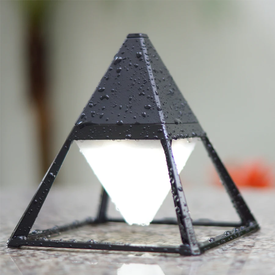 Cena Wymienne USB lampa stołowa nowy piramida stoły biurko lampy do sypialni czytanie książki światło ochrony humanizowane dotykowy GX dyfuzor