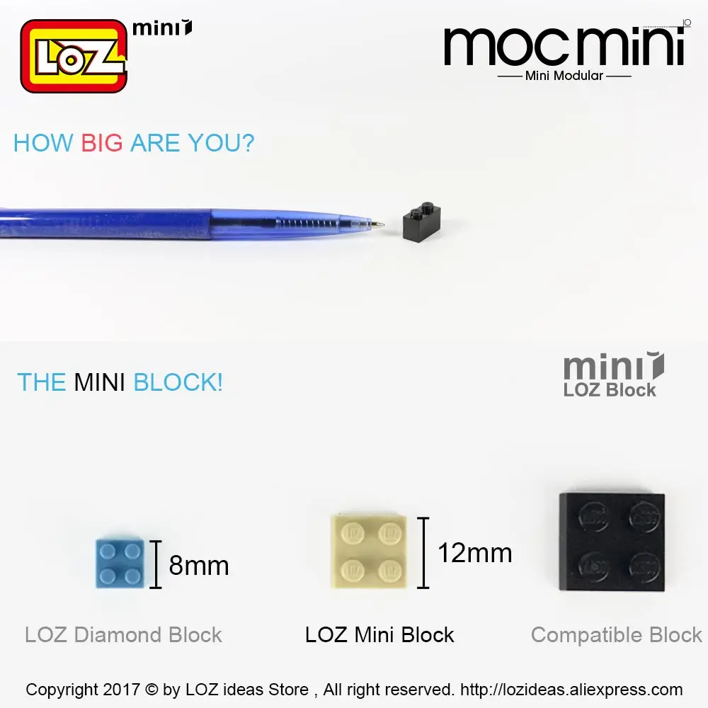 Blocos loz mini blocos figura de Classification : Assemblage