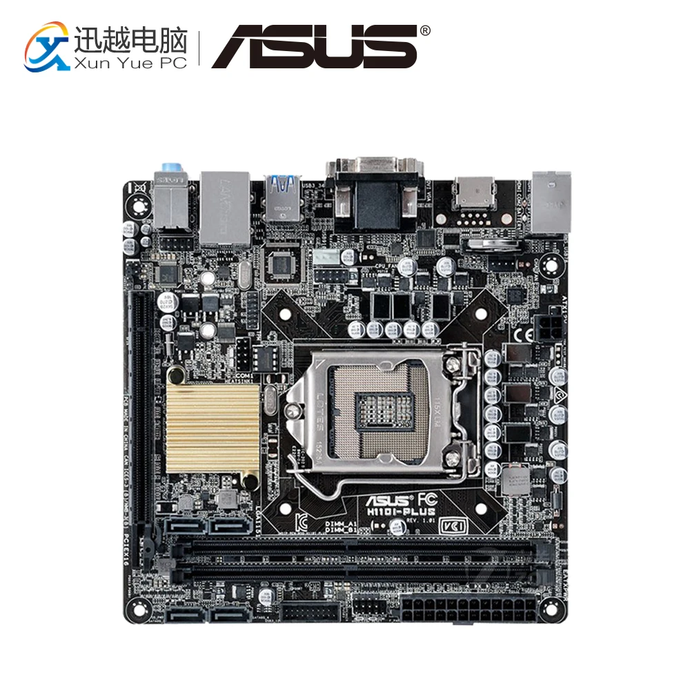 

Asus H110I-PLUS Desktop Motherboard H110 Socket LGA 1151 i7 i5 i3 DDR4 32G SATA3 USB3.0 Mini-ITX