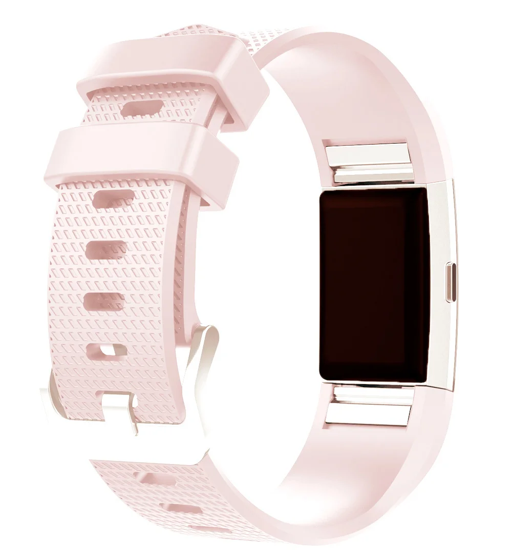 Цветной силиконовый ремешок для часов для Fitbit Charge 2 маленький большой сменный спортивный браслет для Fitbit Charge 2