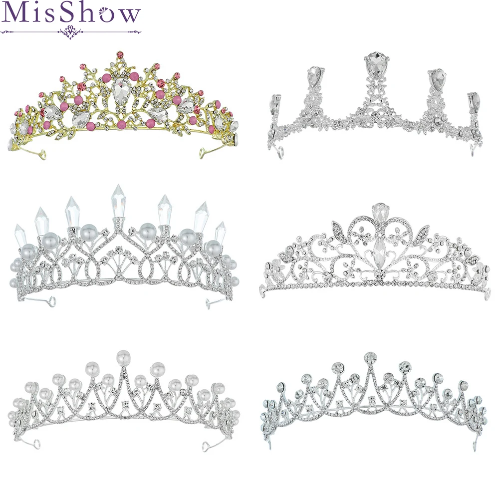 2019 HOT Sale Charm Tiaras and Crowns Wedding Tiara Bridal Crown with