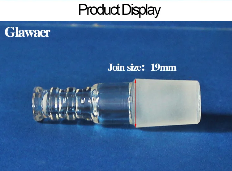 1 шт. 19 мм стеклянные кальяны Соединительный клапан для Аксессуары для кальяна высокое боросиликатное кальяна части