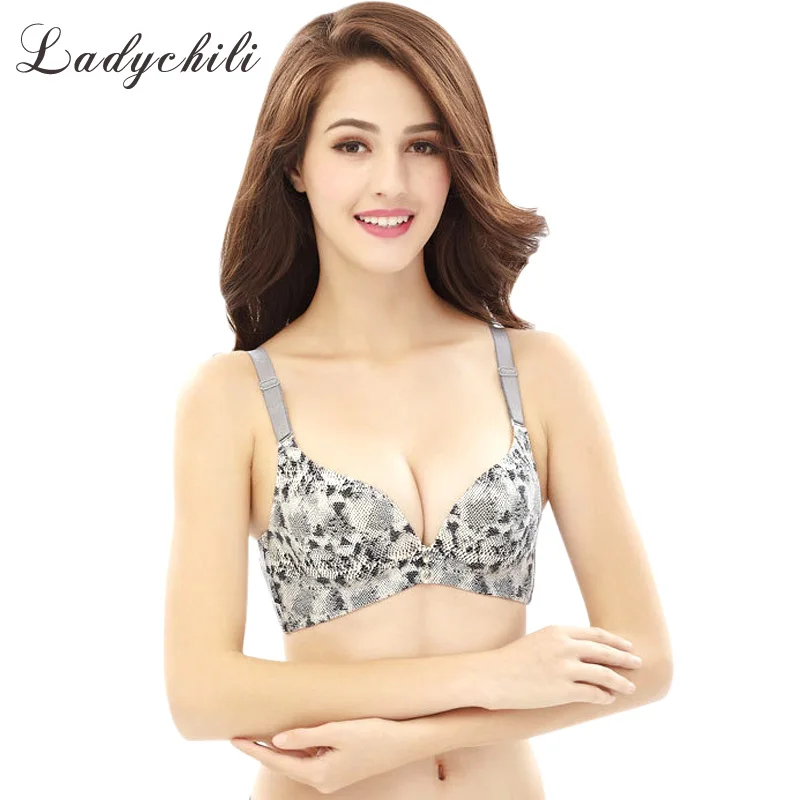 Ladychili Women Intimates Bras Lady's Sanke Skin Seamless Bra Comfort