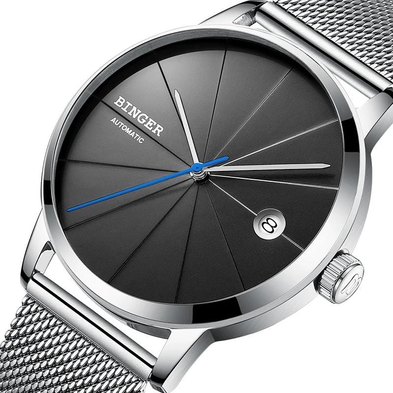 

2018 BINGER Mens Watches Luxury Brand automatic mechanical Men Watch Sapphire Wrist Watch Male Japan Movemt reloj hombre B5079-1