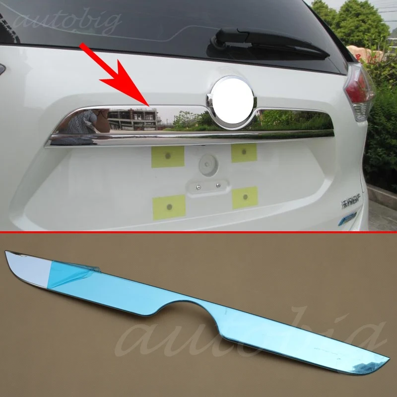 Stainless Steel Rear Back Trunk Trim Cover Lid Molding FOR Nissan X