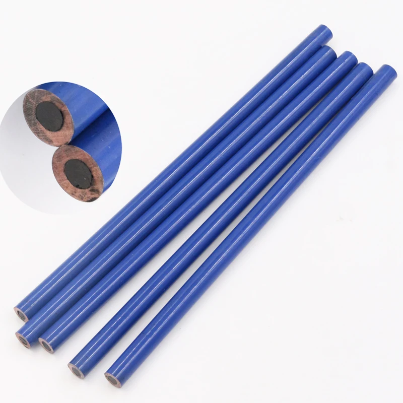 5PC Waterproof Microblading Permanent Makeup Eyebrow Lip Design Eye Brow Positioning Tattoo Pen Pencil Tools Blue | Красота и