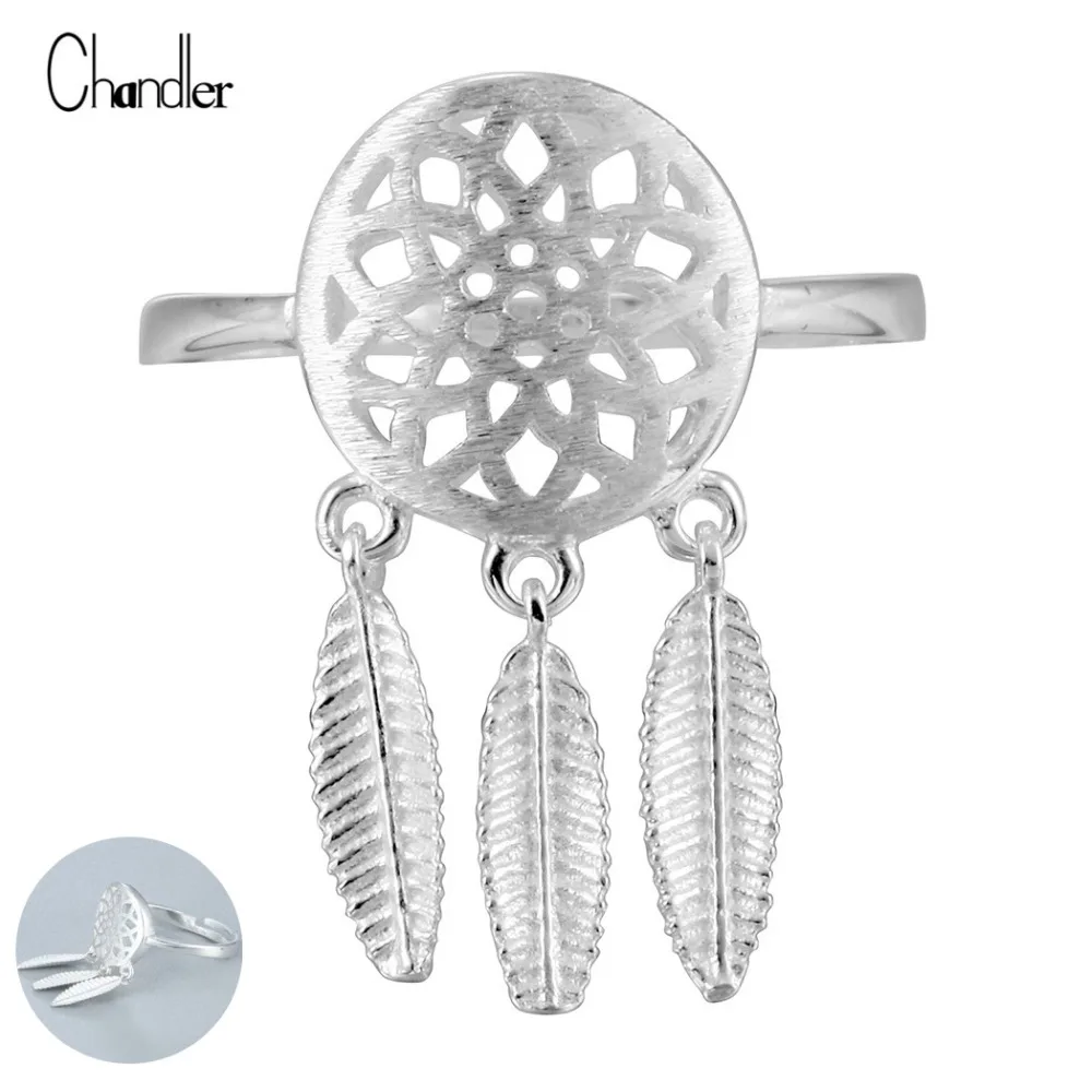 Chandler Dream catcher Bohemia Ring Leaf Drop Cute Smart Fashion Jewelry For Ladies Womens Homme feminine Bague | Украшения и
