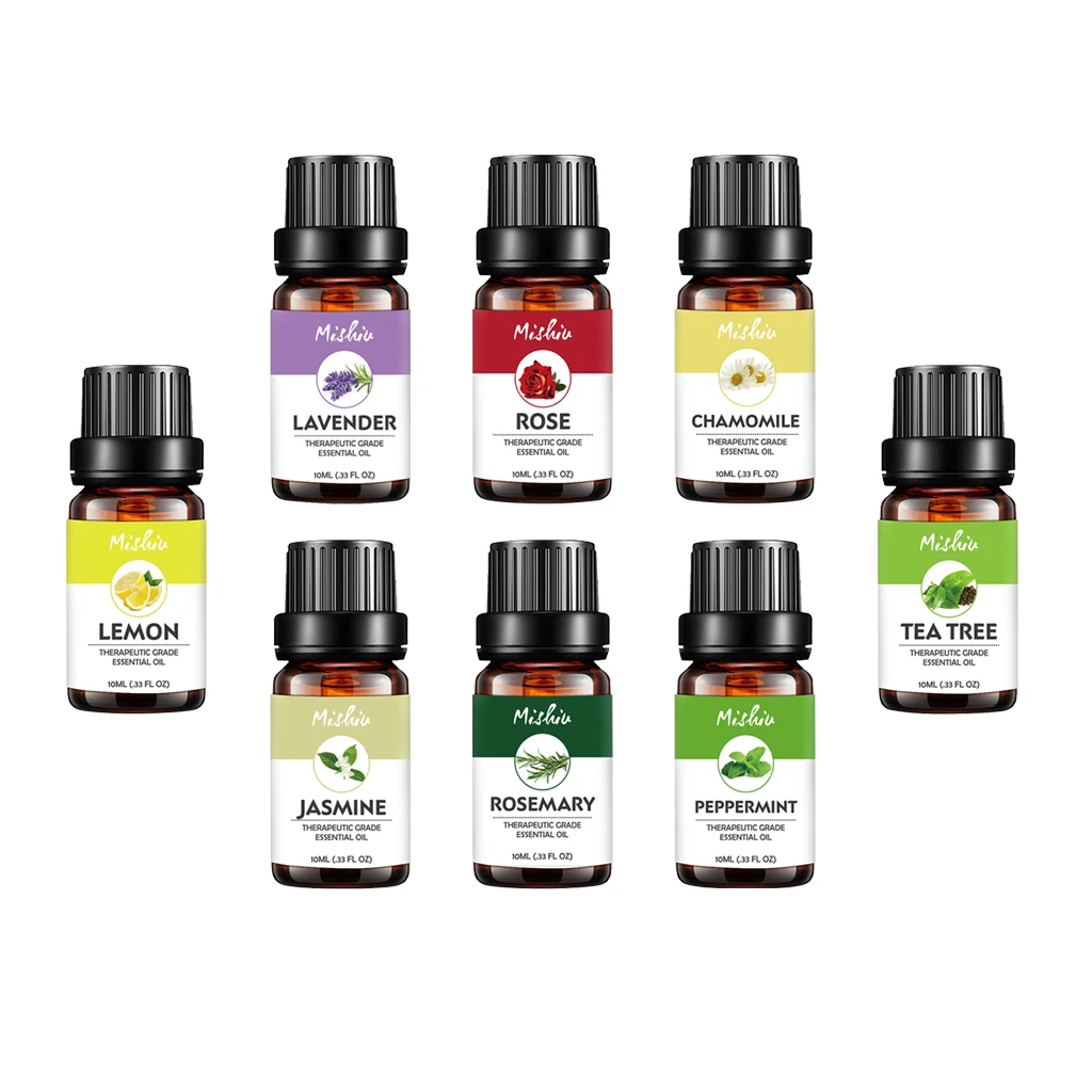 10ml Natural Plant Extract Massage Essential Oils Aromatherapy Fragrance Perfume for Beauty Salon SPA