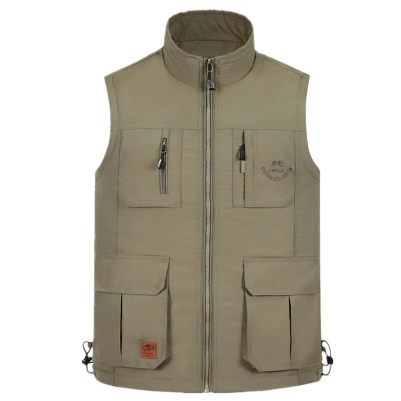 b 2019 Vest Men Vest Coat Autumn Casual Men's Sleeveless Vest Breathable Multi-pockets Quick Dry Mesh Waistcoat hombre b 2019 Vest Men Vest Coat Autumn Casual Men's Sleeveless Vest Breathable Multi-pockets Quick Dry Mesh Waistcoat hombre