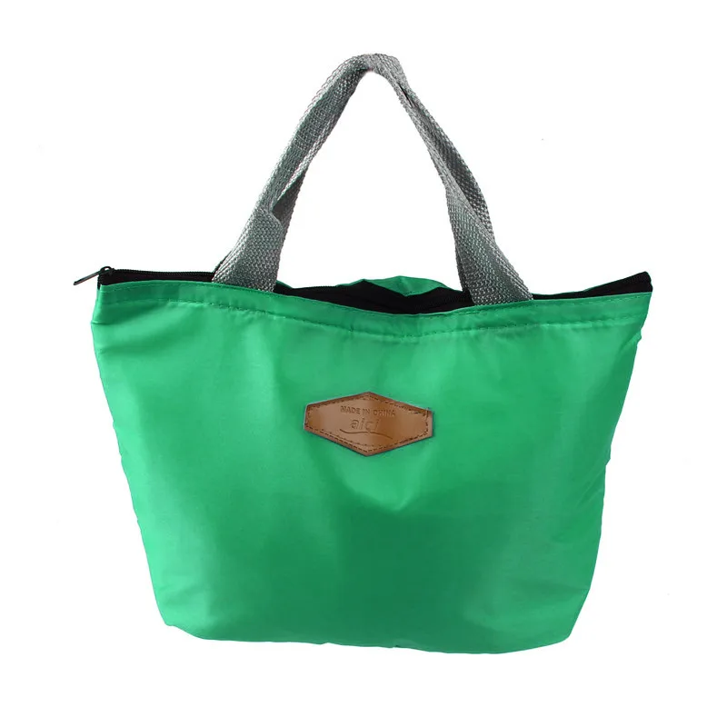 

1 new food cooler bag outdoor dinner portable lunch bag Oxford cloth waterproof food storage bag simple and durable