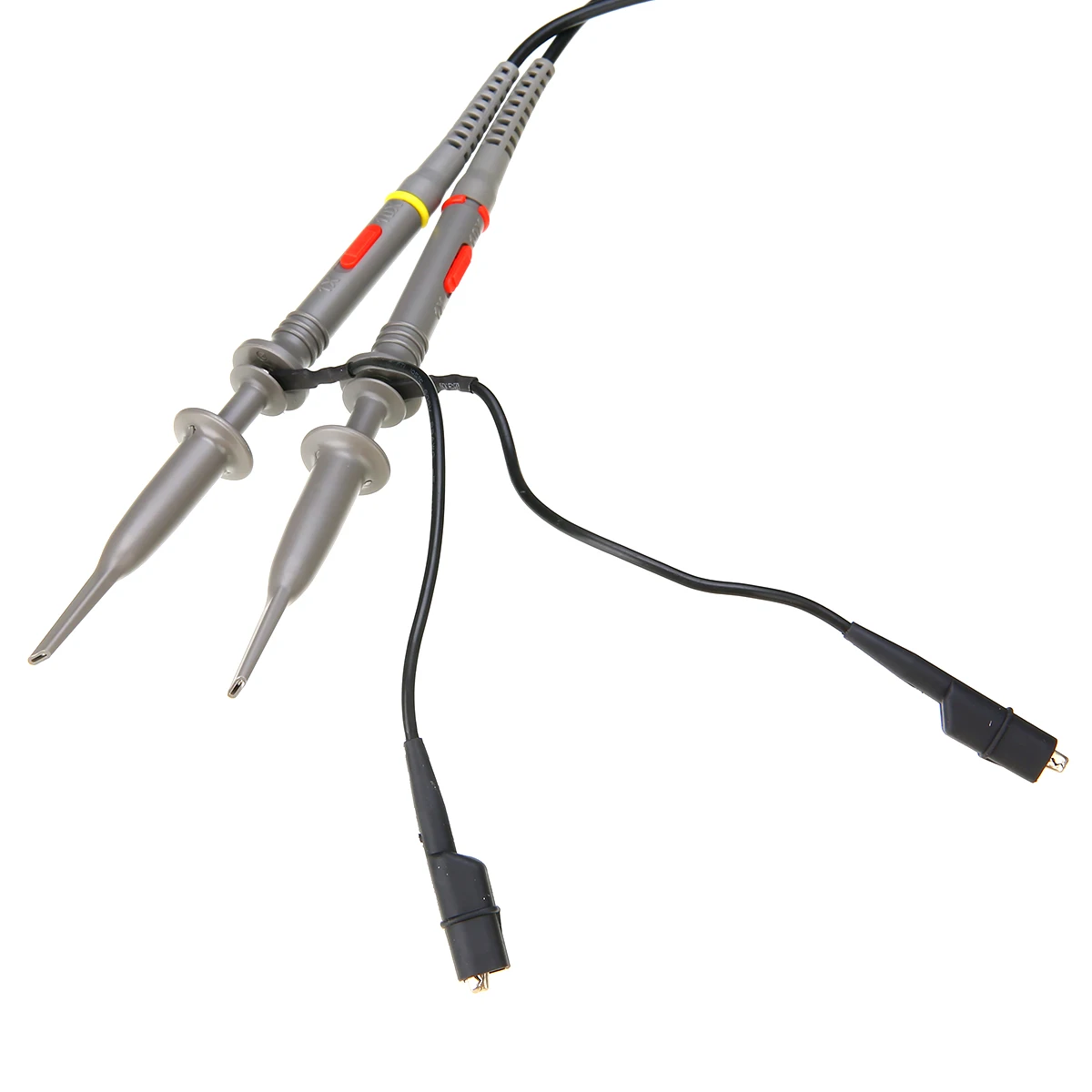 2Pcs Durable Oscilloscope Scope Analyzer Clip Probe 100MHz Oscilloscope Probe Test Leads Measurement Tools