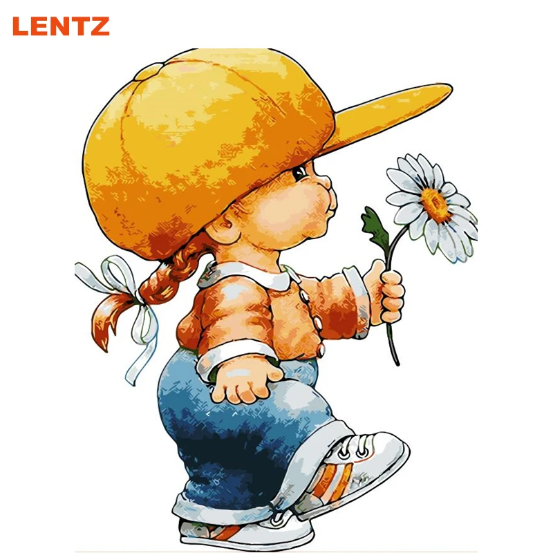 

Paintings cartoon picture Coloring by numbers Kits children Digital Pictures by hand gift for kids room decor Home Decoration