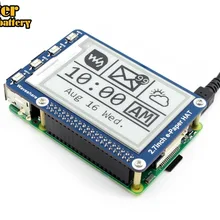 Waveshare 2,7 ''E-paper, 264x176, 2,7 дюймов E-Ink display HAT для Raspberry Pi 2B/3B/Zero W, цвет: черный, белый, SPI интерфейс