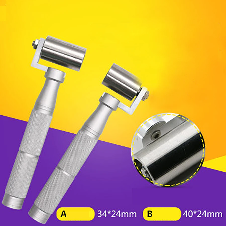 

VOTO Home Wallpaper Stainless Steel Pressure Wheel Wallpaper Construction Tools Seam Flat Roller Wheel Bearing