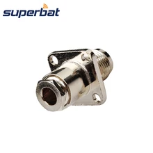 Superbat TNC Зажим Джек женский с 4 отверстия для монтажа на панели для LMR195 RG58 RG400 кабель радиочастотный коаксиальный разъем