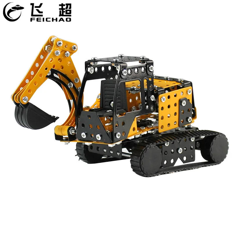

DIY Machinery Excavator Shop Set 359Pcs / 314Pcs Car Model 3D Puzzle Kid Toy STEM Education Toys Funny Gadgets For Children