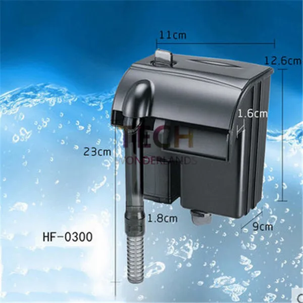 Buy Aquarium Waterfall filter fish Tank water wall