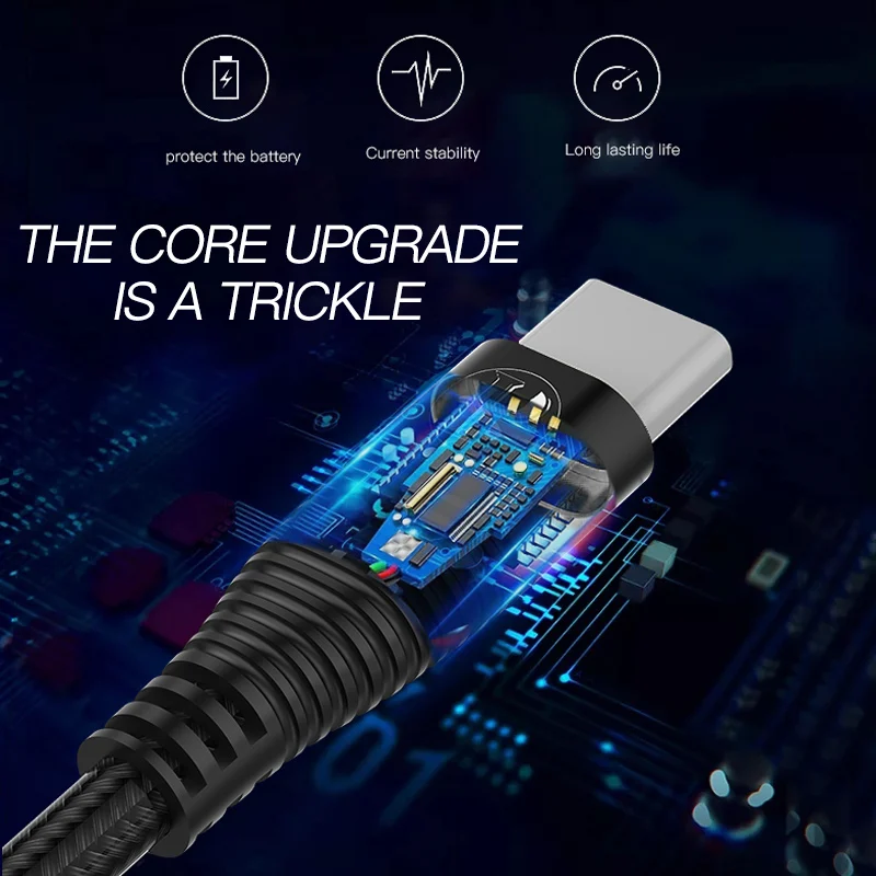 IPAKY USB Type C кабель для xiaomi redmi k20 pro мобильного телефона Быстрая зарядка устройств