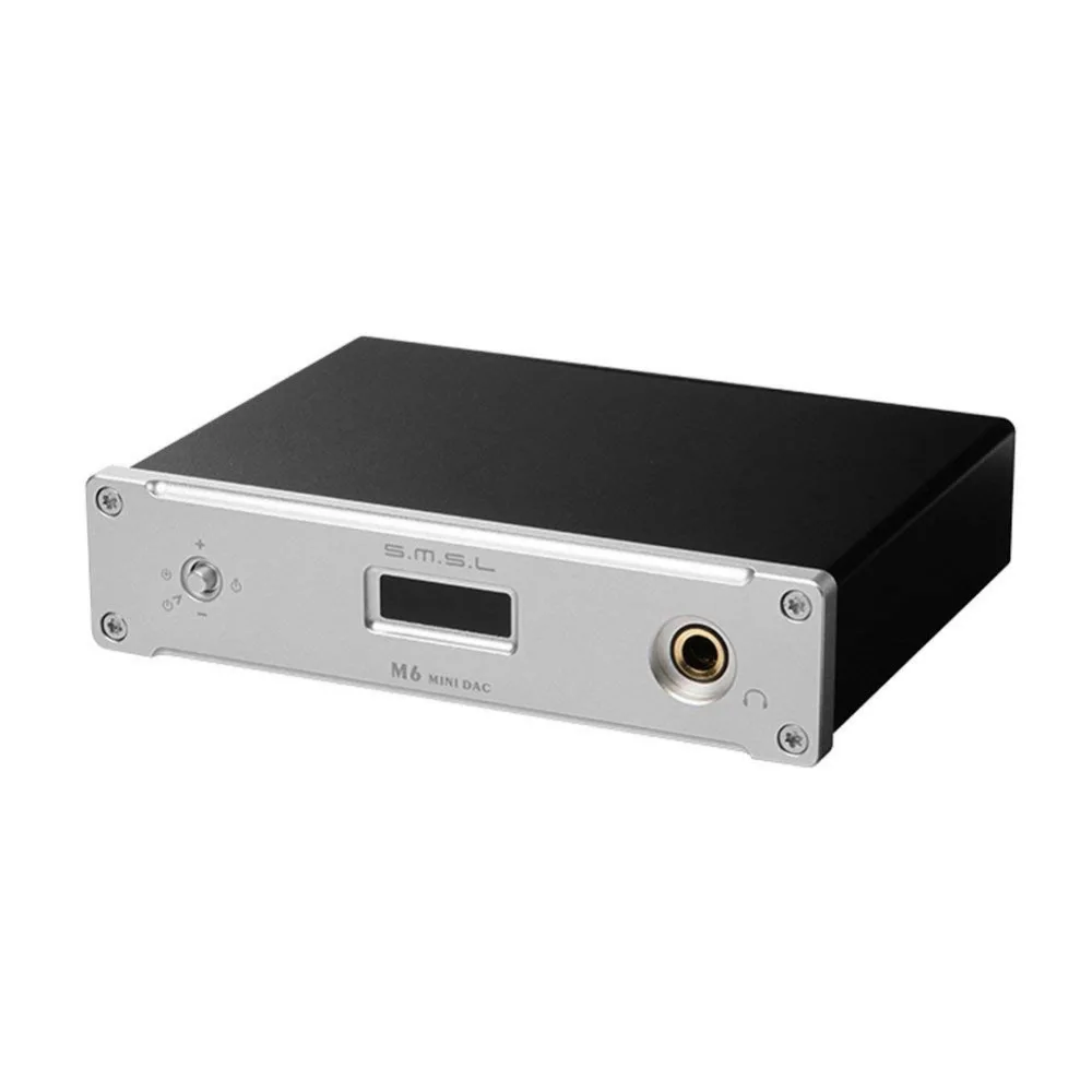 SMSL M6 Hi-Fi DAC AK4452 декодер собственный DSD512 с усилителем для наушников асинхронный многофункциональный с 32 бит/768 кГц USB Opt