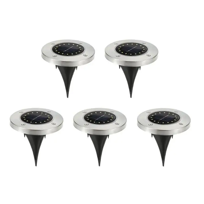 

16 LED Waterproof Solar Ground Buried Light Outdoor Lawn Path Garden Lamp Auto Sensor Stainless Steel Solar Light