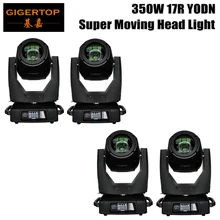 Китайский светодиодный сценический свет TP-17R 4 Пакет сценический эффект 17R YODN электронные пятна 3 в 1 350 Вт движущаяся головка световая база с зажимной крюк