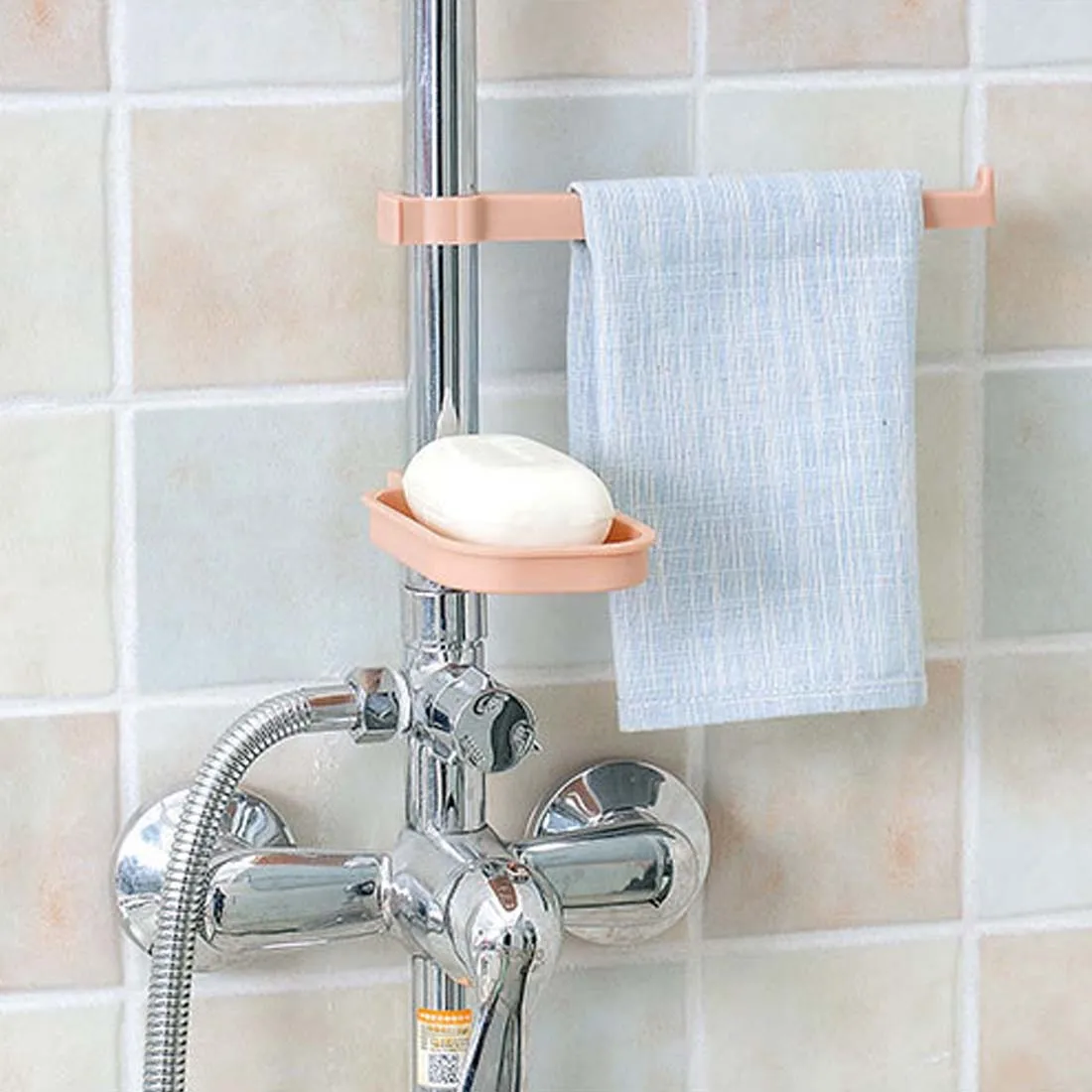 

2pcs Storage Sink Hanging Rack Water Tap Kitchen Storage Dishcloth Towel Holder Drain Shelf Bathroom Organizer