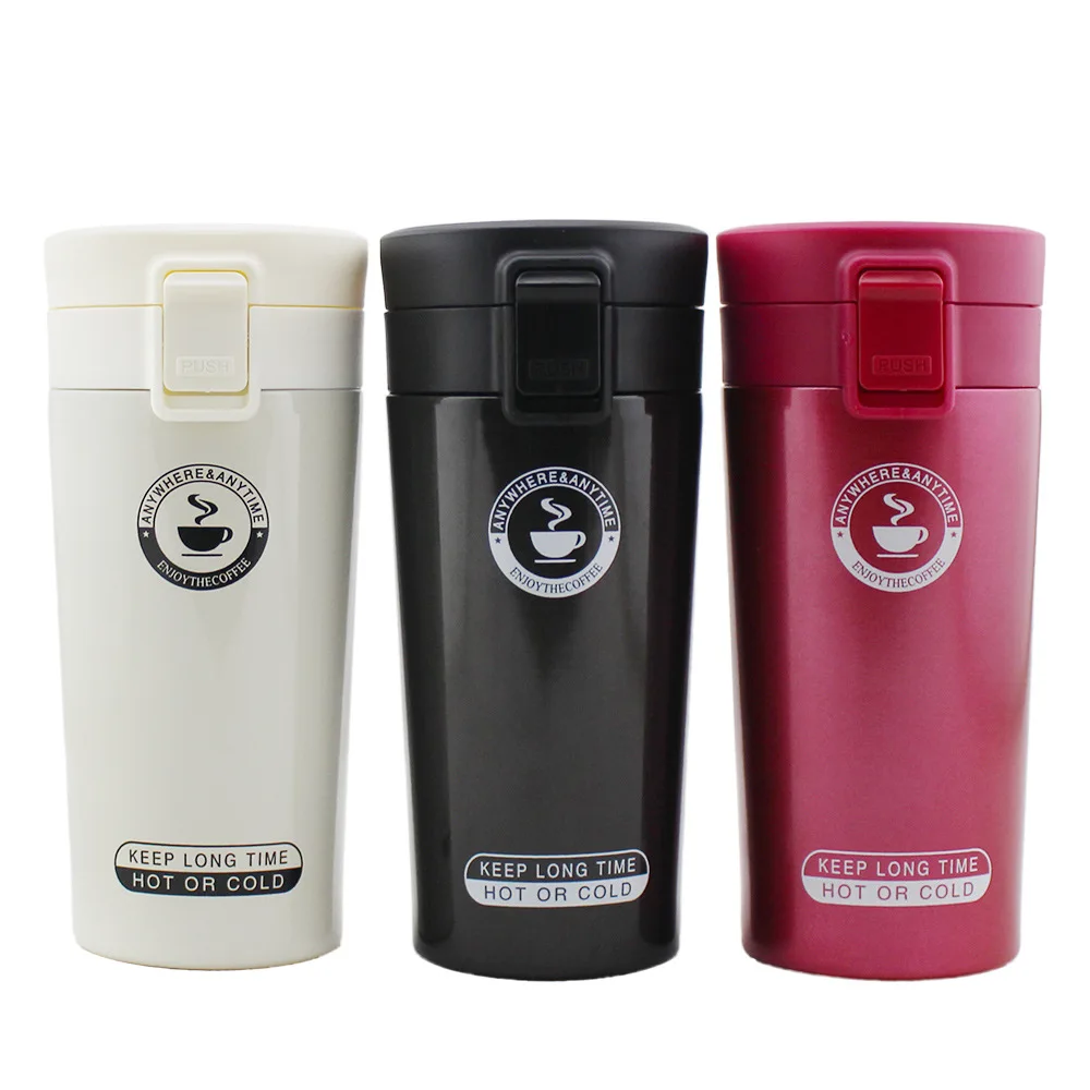 300ML white black red color Japanese Stainless steel metal thermos