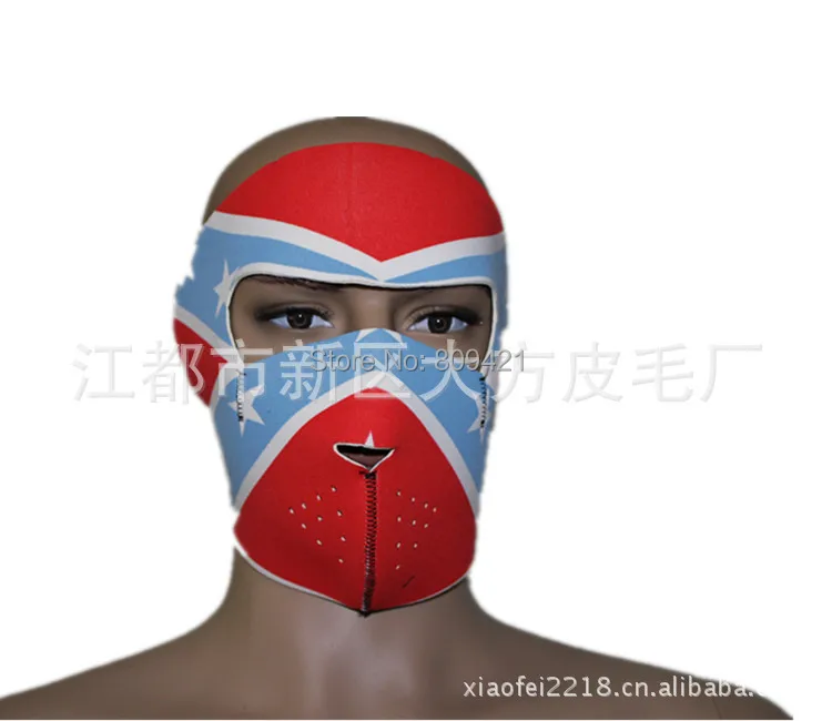 100 шт./лот большой призрак красный синий с рисунком маски Бар Маска CS 0086