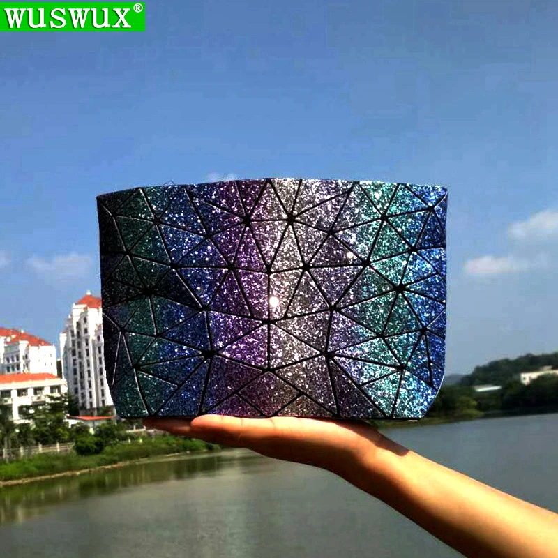 new fashion High-grade sequin geometric Chain bag women shoulder bag crossbody handbags casual Women Messenger Bags