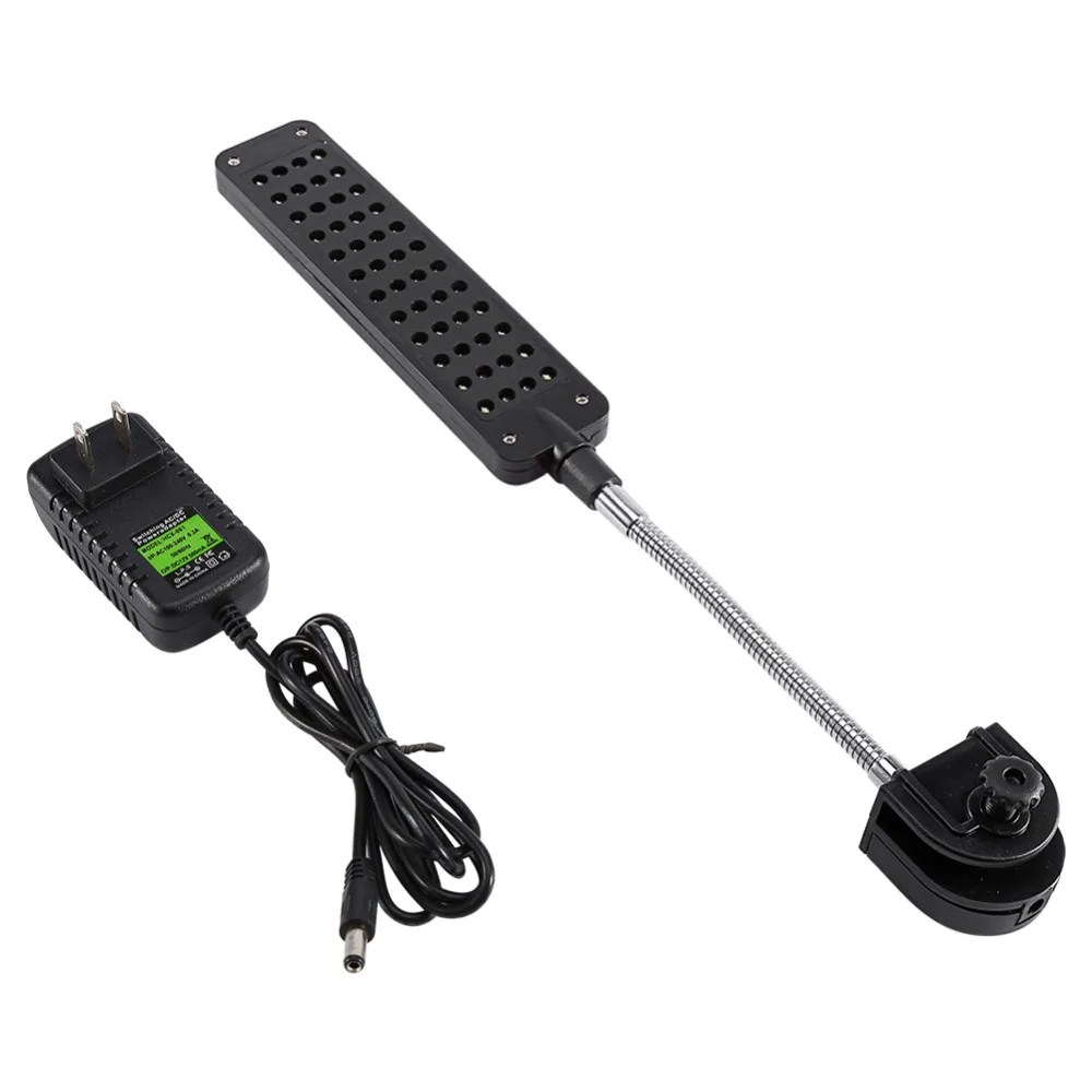 

48 LED 3 Mode Flexible Arm Clip Light Plant Grow Fish Tank High Brightness Aquarium Tank Lamp White Blue Lighting
