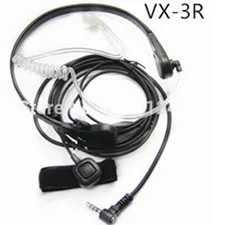 Тайная Акустическая трубка наушник гарнитура для Yaesu Vertex VX-6R 7R 6E 7E 120 127 170 177 двухстороннее радио