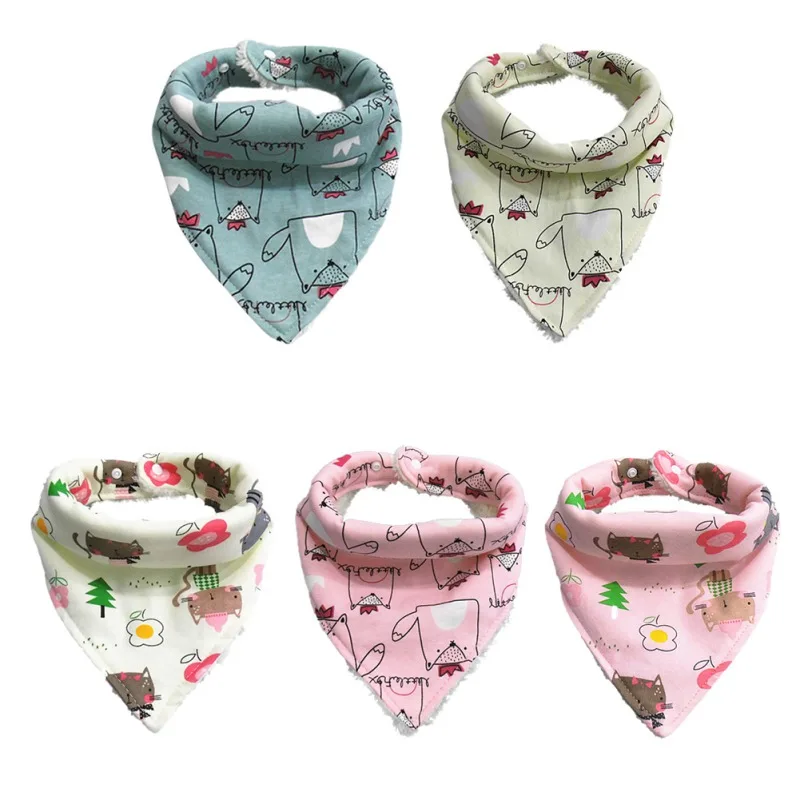 Детские нагрудники из хлопка, нагрудник для кормления мальчиков, нагрудник, нагрудник для малышей, нагрудник, воротник, шарф для девочек, милый треугольник