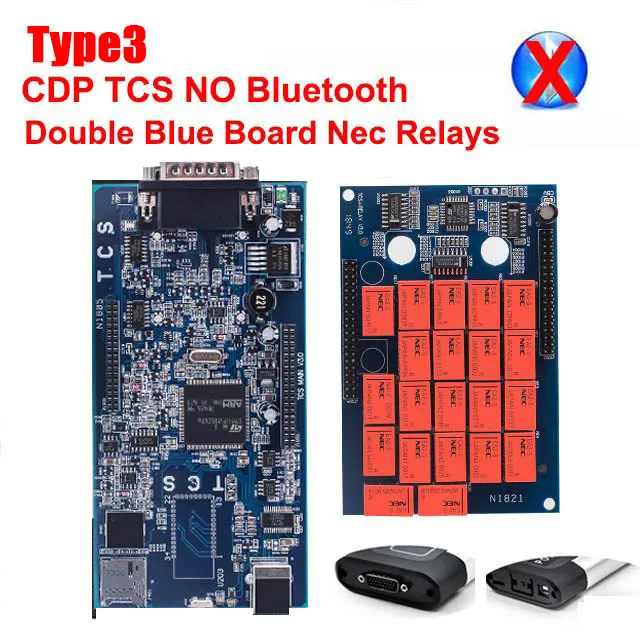 ELM327 Bluetooth WiFi V1.5 PIC18F25K80 чипом OBDII диагностический инструмент для IPhone/Android/ПК Мини ELM 327 Авто диагностический сканер крутящий момент БД - Цвет: CDP TCS no BT