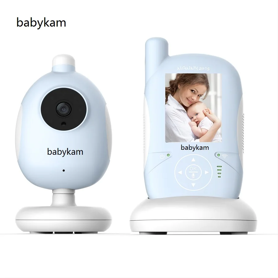 Babykam фетальный Doppler Мониторы 2.4 дюймов ЖК-дисплей ИК ночного видения колыбельные Температура Мониторы осязаемый ключа 2 способ обсуждения