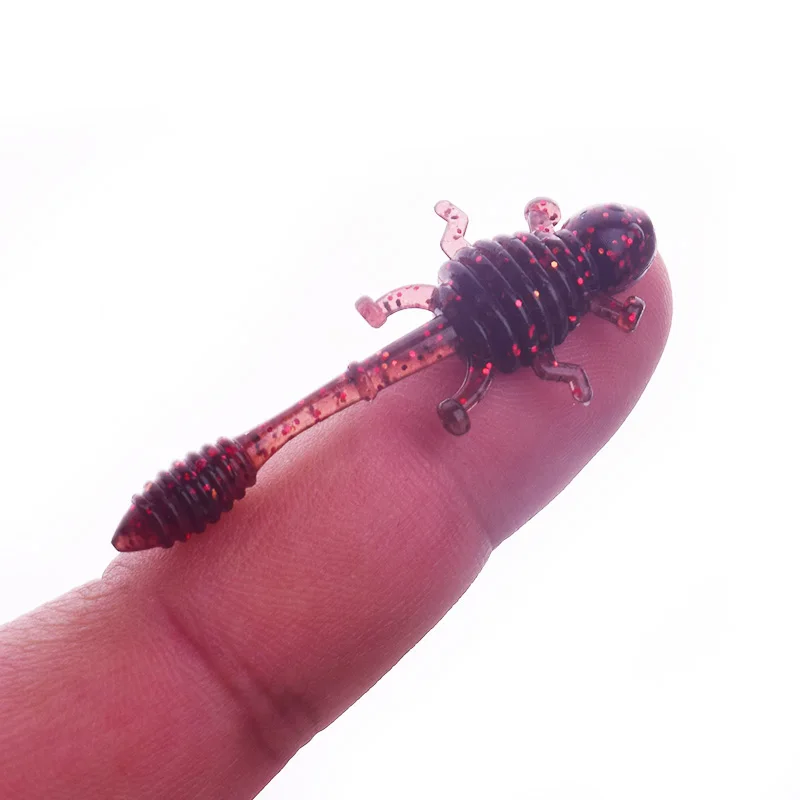 D1 Dragonfly Larva Best Price Bionic Fishing Larva Soft Lure Fly fishing  100mm 6.1g Plastic Baits for bass pike zander trout