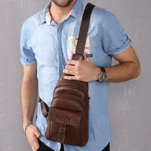 LAOSHIZI брендовые высококачественные мужские сумки на плечо, повседневные сумки-мессенджеры, модные сумки из натуральной воловьей кожи, винтажные нагрудные сумки