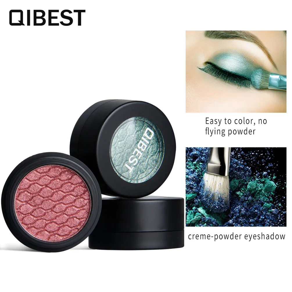 

Pro Shimmer Glitter Single Eyeshadow Palette Metallic Eye Shadow Pigment Waterprooof Smoky Eyeshadow Powder Highligter Cosmetic