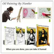 Paint by Numbers Digital Oil Painting On Canvas Handwork Unique Gift Colorful Horse