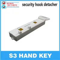 2 шт./лот S3 Handkey Eas Magnaetic Дисплей Крюк Detacher s3 ключ для безопасности Стоп Блокировка паук Обёрточная бумага вешалка Сенсор деташер