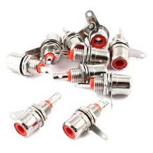 Cnim горячей RCA Phono шасси Панель горе RCA разъем Разъем 10 шт.