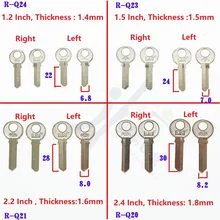5pcs/lot)original padlock blank key Three-ring key embryo padlock key batch