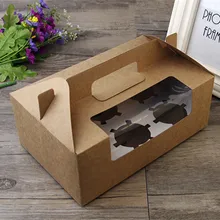 Портативный торт мешок торт подарочные коробки бумаги 10 шт./лот DIY инструменты выпечки торта подарок на день рождения