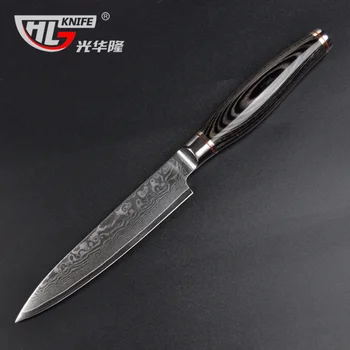 

VG10 paring knife set of knives Chef Cutter cuchillo cocina japanese fruit knife damascus steel facas artesanais