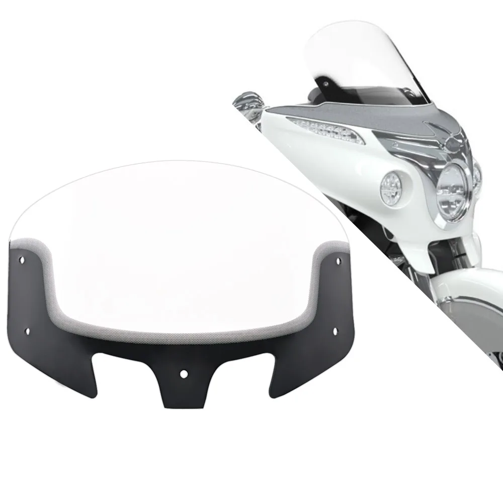 

Motorcycle Front Fairing Clear Windshield Windscreen Gradient Color Windshield Fits For 2014-2019 Indian Chieftain