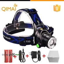 3000LM LED Headlamp CREE XML T6 3 Modes Rechargeable Headlight Head Lamp Spotlight For Fishing+Charger(US EU UK)+2 PCS 18650