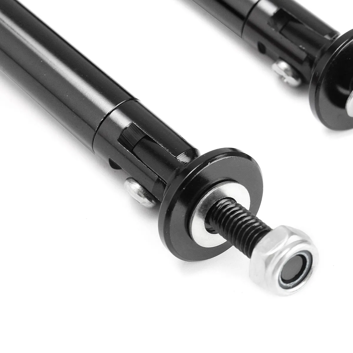 2 x barras de soporte de barra divisor de labios trasero delantero ajustable de 200mm Universal