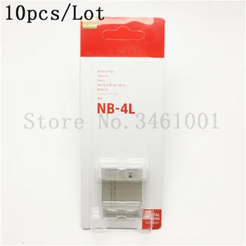 

10pcs/lot NB-4L Camera Battery For Canon IXUS 50 55 60 65 80 75 100 I20 110 115 120 130 IS 117 220 225 230 255 SD780 SD960 For C