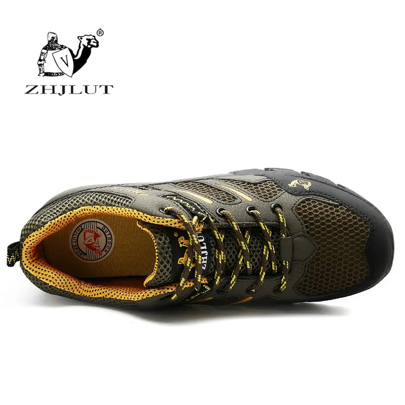 ZHJLUT мужские треккинговые кроссовки с дышащей сеткой, Спортивная мужская и женская Треккинговая обувь, мужская спортивная Уличная обувь, обувь для альпинизма и охоты