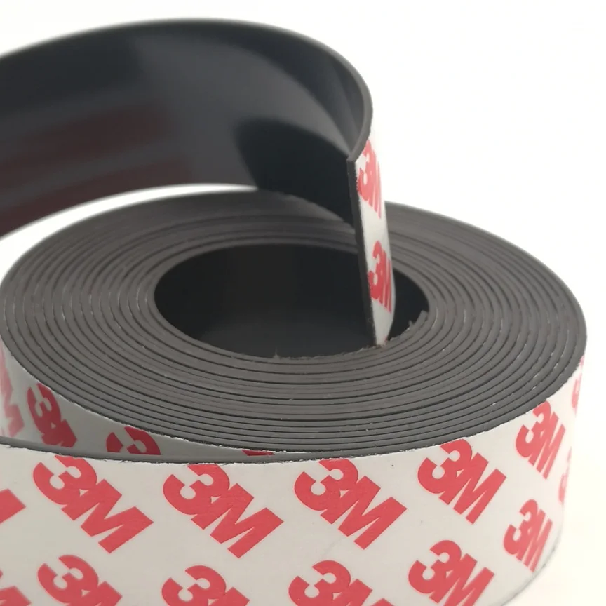 

1Meter/lot Rubber Magnet 30*1 mm self Adhesive Flexible Magnetic Strip Rubber Magnet Tape width 30mm thickness 1mm 30mm x 1mm
